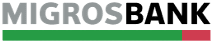 Logo of migros bank.